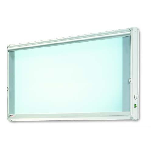 1-screen X-ray film viewer - MED'X series - ELLA LEGROS - dental / white light / with switch