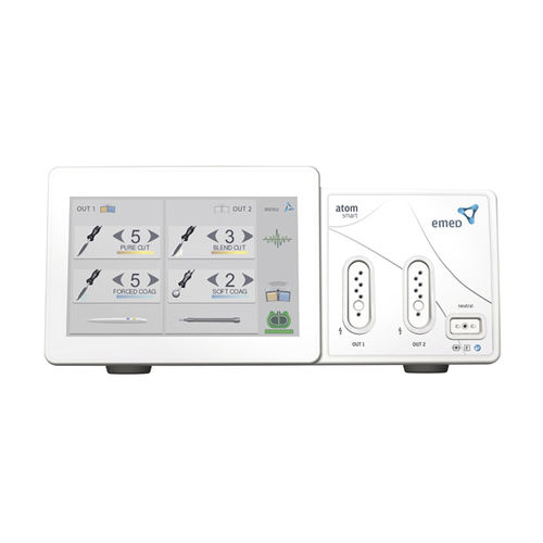 Bipolar coagulation electrosurgical unit - atom smart - EMED - cutting / high-frequency / with touchscreen