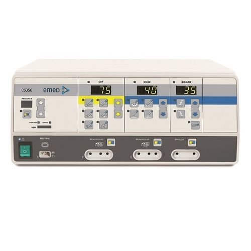 Monopolar cutting electrosurgical unit - es 350 - EMED - bipolar cutting / monopolar coagulation / bipolar coagulation
