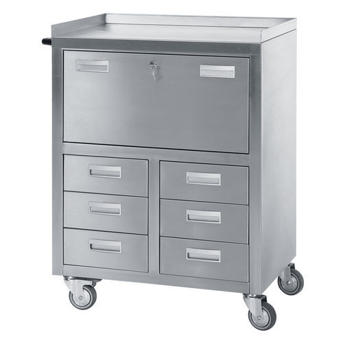 Medical trolley - ER-1 series - ERYIGIT Medical Devices  - for instruments / cleaning / stainless steel