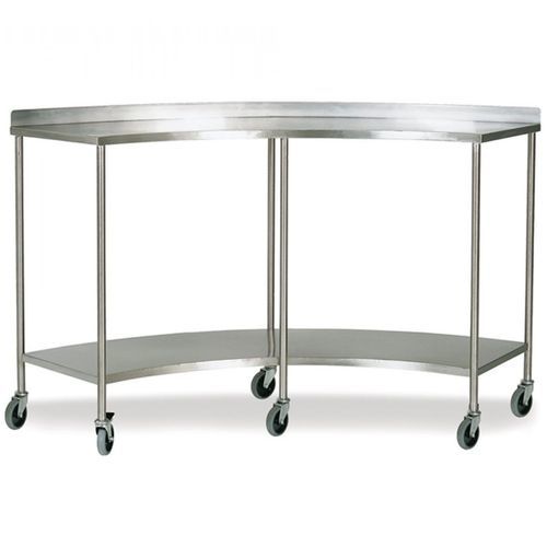 Work table - ER-1475 - ERYIGIT Medical Devices  - rectangular / on casters / stainless steel