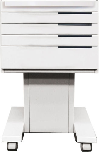 ENT workstation - SW2 - Euroclinic MediCare Solutions - podiatry / with shelves / on casters
