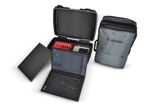 Veterinary radiography acquisition system - X-DR Portable Solution M+ Equine - Examion - portable