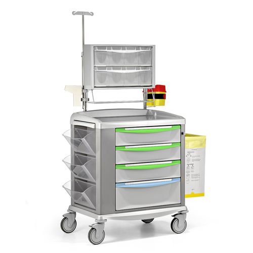 Medical trolley - 45 - 65 - Favero Health Projects - medication / transport / storage