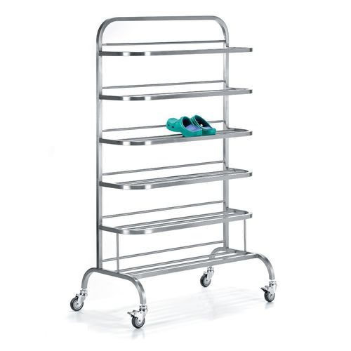 Shoe rack - 9CL0032 - Favero Health Projects - operating room / storage / on casters