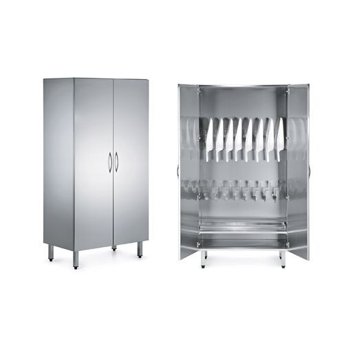 Bedpan cabinet - 9AW0100 - Favero Health Projects - hospital / with door / stainless steel