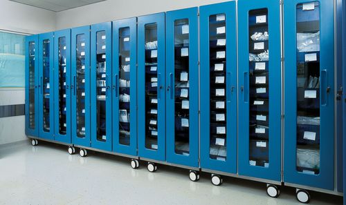 Medicine cabinet - PRAXIS XA - Favero Health Projects - hospital / modular / with door