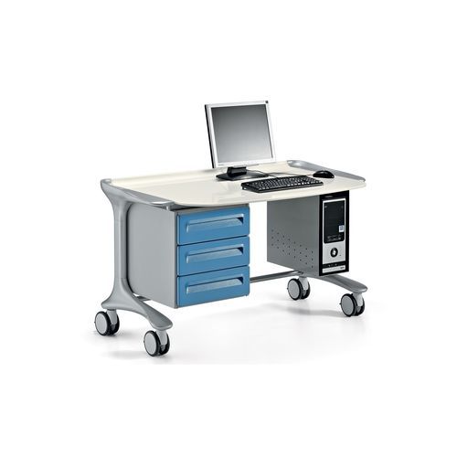 Laboratory worktop - TECHN.A. - Favero Health Projects - with drawer / on casters / stainless steel