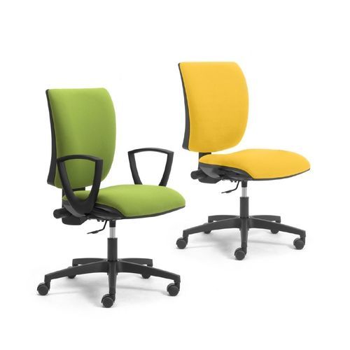 Office chair with armrests - Sprint - Favero Health Projects - with high backrest / on castors / height-adjustable