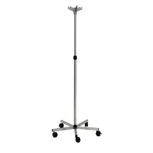 IV pole on casters - 02.694.80 - Fazzini  - 4-hook / telescopic