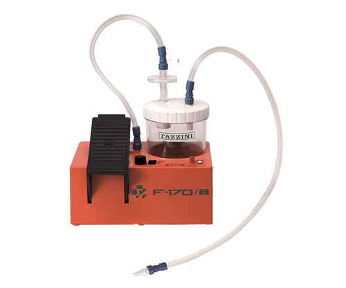 Battery-powered mucus suction pump - F-170/B - Fazzini  - manual / foot-operated
