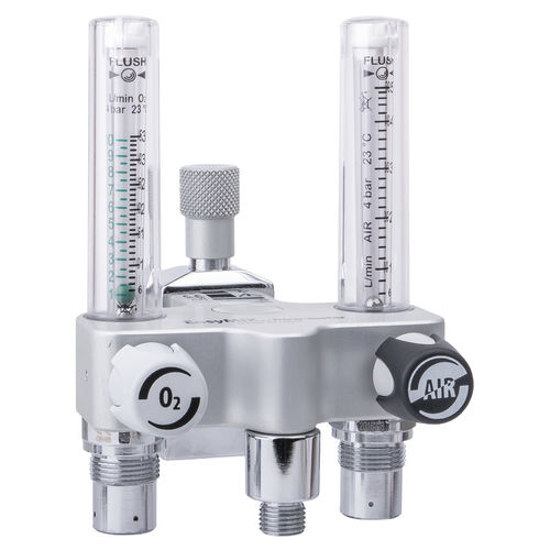 Medical gas blender EasyMIX® FlowMeter oxygen / air / with dual