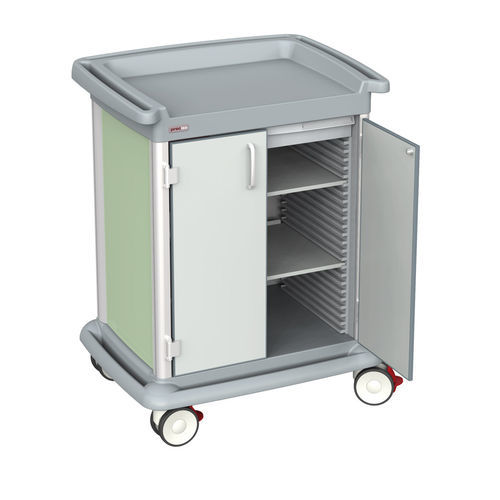 General purpose trolley - PRECISO N°8 - Francehopital - multi-function / plastic / with door