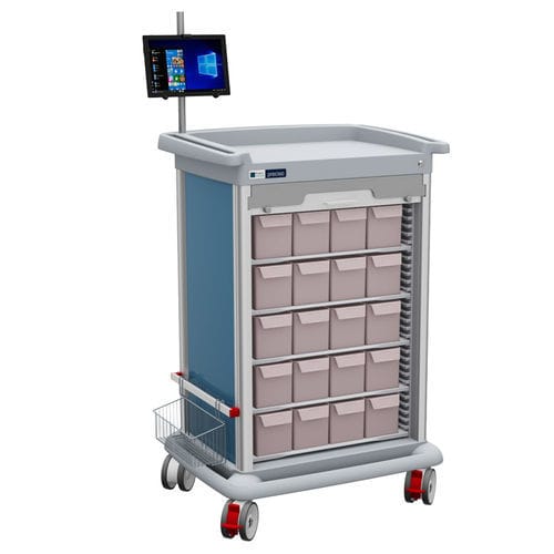 General purpose trolley - PRECISO N°10X - Francehopital - multi-function / stainless steel / plastic