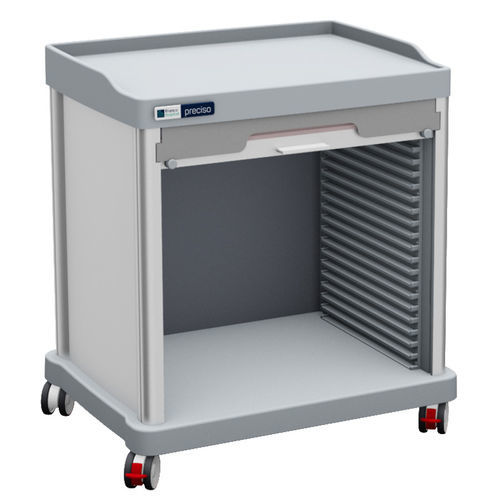 Medical trolley - #DPT82-S - Francehopital - for general purposes / storage / with drawer