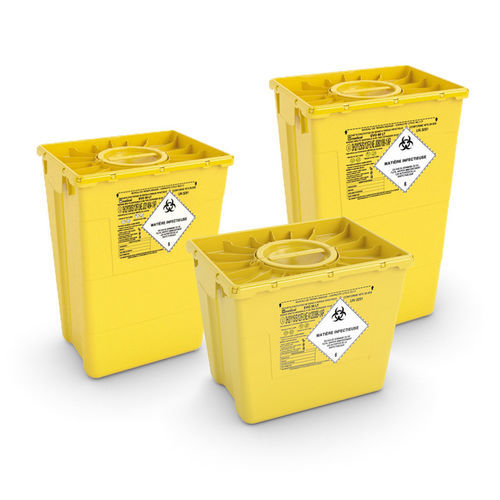 Waste container - EVO - Francehopital - stainless steel