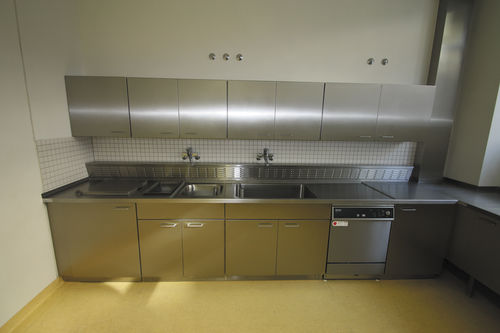 Stainless steel laboratory bench - 82000 - Funeralia