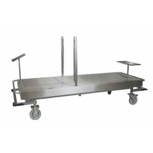 Dissection table - 88010 - Funeralia - rectangular / for large animals / on casters