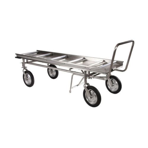 Transfer mortuary trolley - 80583 - Funeralia - manual / stainless steel