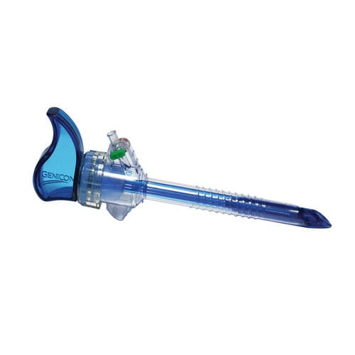 Laparoscopic trocar - GeniPalm  - GENICON - single use / with sleeve / with insufflation tap