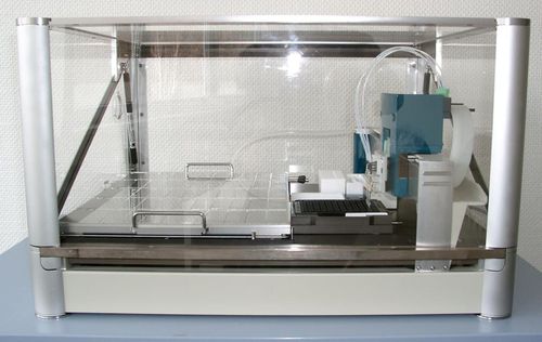 Pipetting laboratory automation system - Nano Plotter - GeSiM