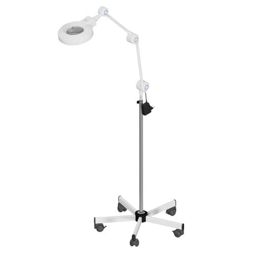 LED examination light - 30717 - GIMA - floor-standing / on casters / magnifying