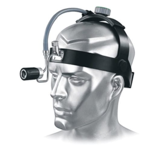 Surgical head-light - WIDA - GIMA - for dental surgery / with portable light source / fiber optic