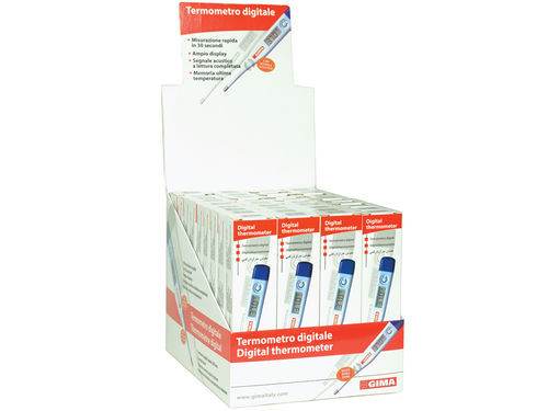 Clinical thermometer - 25559 - GIMA - digital / with audible signal