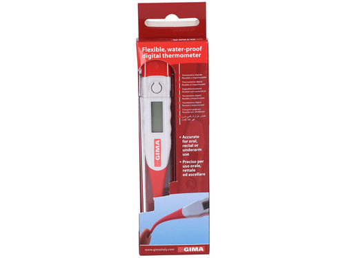 Medical thermometer - 25563 - GIMA - digital / flexible tip / with audible signal