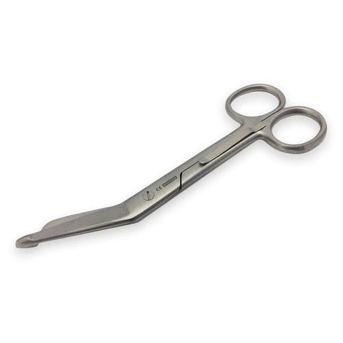 Bandage scissors - 20500 - GIMA - for humans / curved / stainless steel