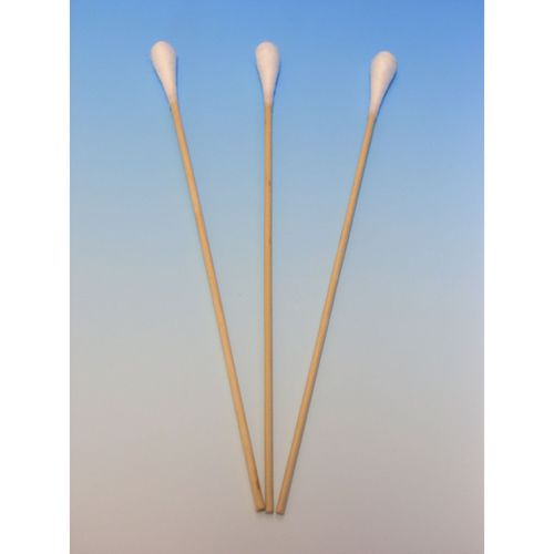 Laboratory swab - 44303 series - Glaswarenfabrik Karl Hecht - wooden / cotton