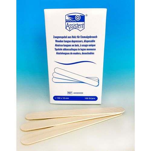 Wooden tongue depressor - 44365   - Glaswarenfabrik Karl Hecht - Tobold