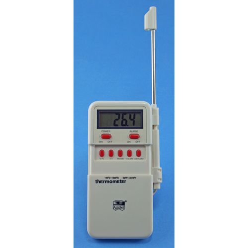 Laboratory thermometer - 43232   - Glaswarenfabrik Karl Hecht - electronic / probe / multifunction