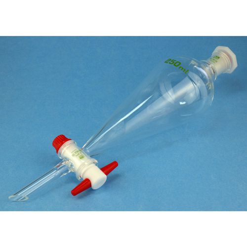 Separatory laboratory funnel - 42986 series - Glaswarenfabrik Karl Hecht - glass
