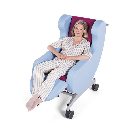 Reclining patient chair - Recrea  - GREINER - manual / geriatric / with legrest