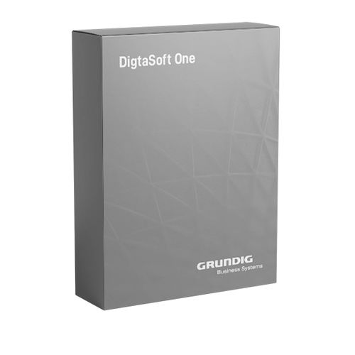Recording software - DigtaSoft One  - Grundig Business Systems  - import / digital dictation / medical