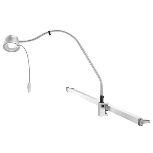 LED examination lamp - Culta/Visiano - HAEBERLE - halogen / rail-mounted / table