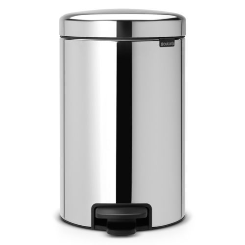 Stainless steel waste bin - TE112ENI - Hammerlit - foot-operated
