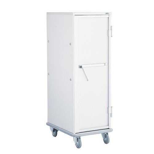 Service trolley - CBA2000 - Hammerlit - aluminum / anodized aluminum / 1-door