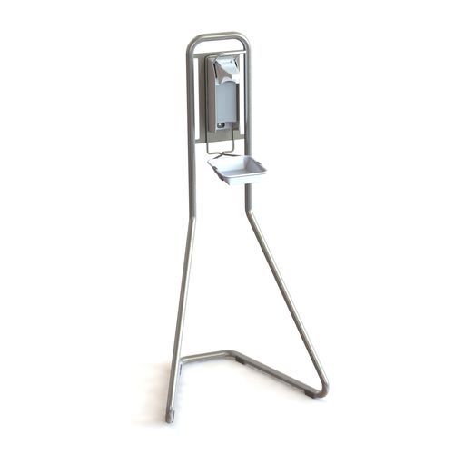 Wall-mounted hygiene station - HMW 1 - Hammerlit - with hand sanitizer holder