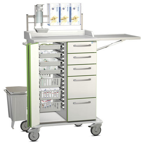Patient care trolley - K42 - Modell 28 - Hammerlit - with drawer / 3-drawer / 2-drawer