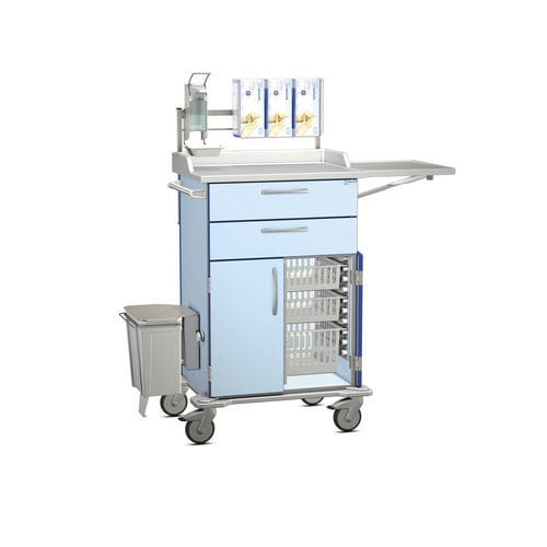 Patient care trolley - K42 - Modell 33 - Hammerlit - with drawer / 2-door / 2-drawer