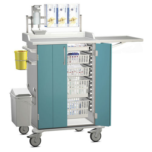 Medication trolley - Modell 35 - Hammerlit - patient care / with bin / with cassettes