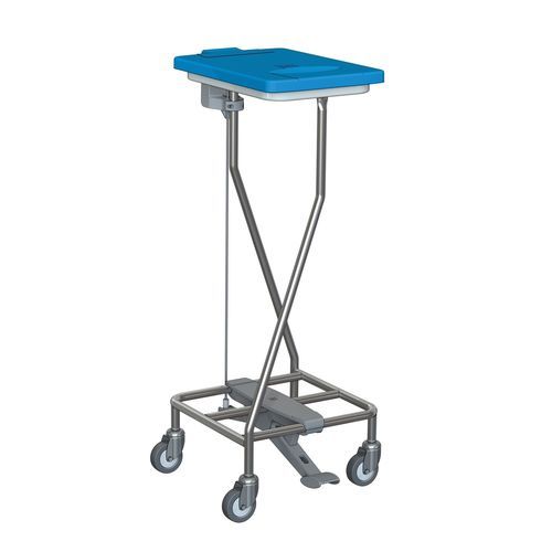 Dirty linen trolley - W165LT - Hammerlit - laundry / with foot pedal / 1-bag