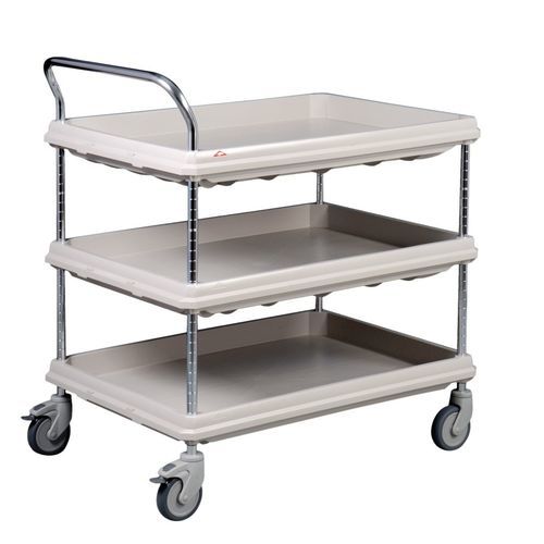 Utility trolley - BC26363D - Hammerlit - plastic / metal / with shelf