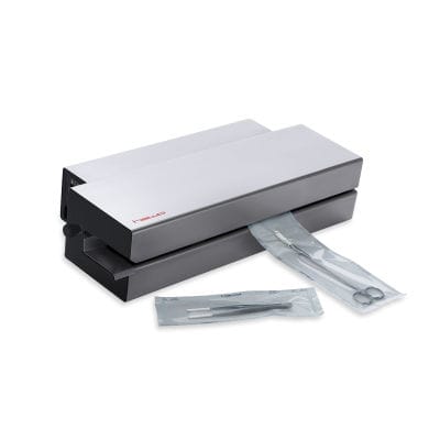 Medical thermosealer - hm 780 DC-V - hawo   - benchtop / rotary / with printer