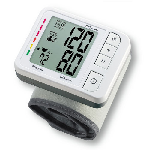 Automatic blood pressure monitor - HL158BU - HEALTH & LIFE   - wrist / wireless / with rechargeable battery