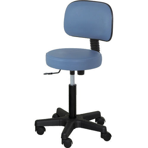 Doctor's office stool - H159 - Hidemar - height-adjustable / pneumatic / with backrest