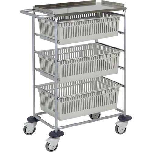 Medical trolley - H500.3G - Hidemar - for general purposes / for instruments / for medical devices
