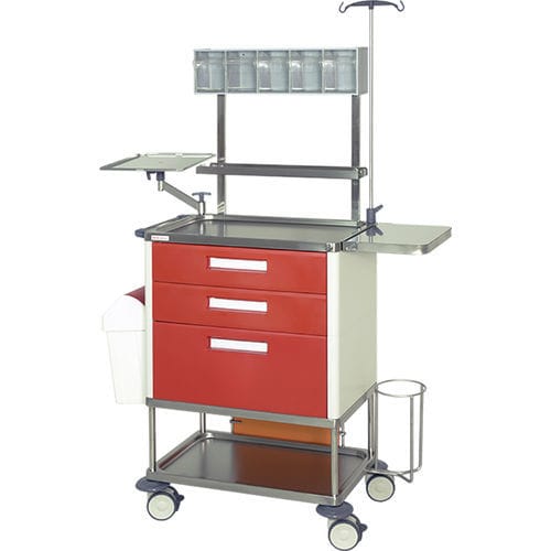 Medical trolley - H773PRP - Hidemar - hospital / emergency / for general purposes